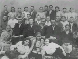 Випуск учнів 7 класу. 1949 рік