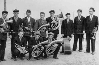 Шкільний духовий оркестр. 1963 рік 